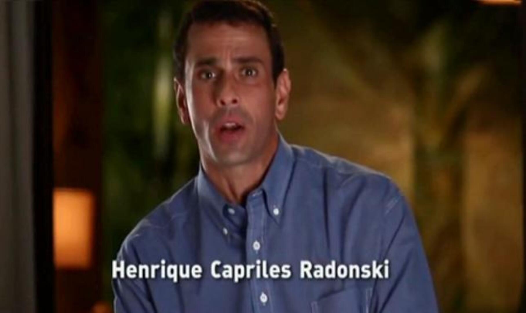 Capriles felicita a Chávez