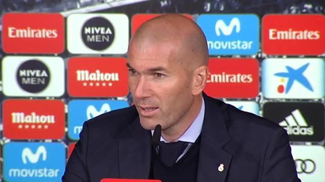 Zidane: &quot;Mejor llegar con esta victoria al partido del martes&quot;