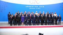 Angela Merkel, principal ausencia en la foto de familia del G20
