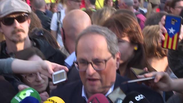 Torra pide a España que escuche &quot;los gritos de la libertad&quot;