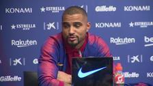 El FC Barcelona presenta a su nuevo fichaje Kevin-Prince Boateng