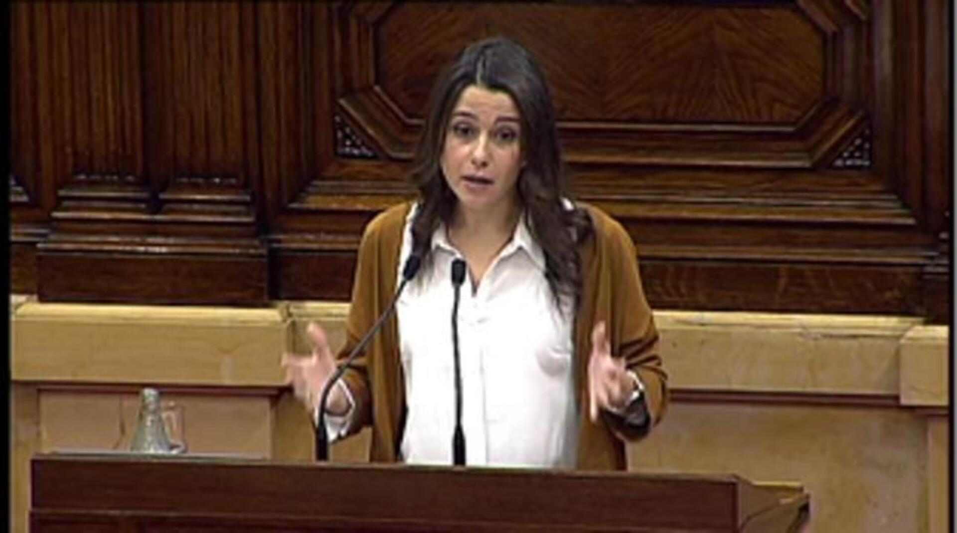 Carles Puigdemont, en el Parlament