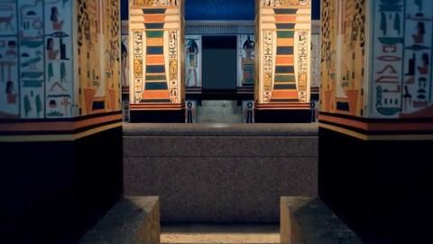 Las piernas conservadas en el Museo Egipcio de Turín