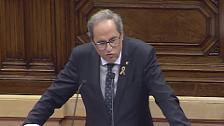 Torra amenaza a Sánchez con retirar el apoyo si no hay referéndum