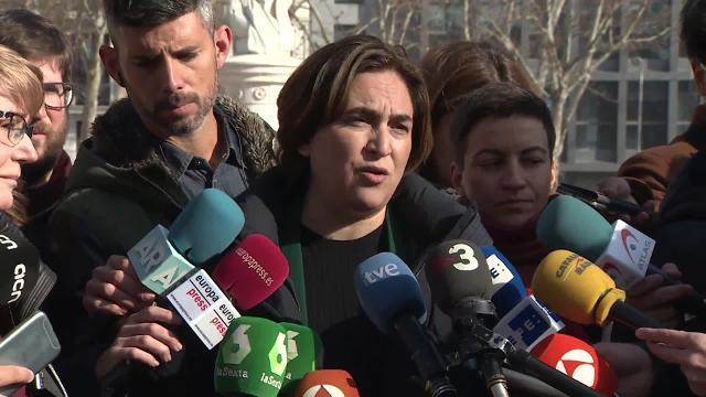 Ada Colau denuncia la &quot;represión&quot; desde el Tribunal Supremo