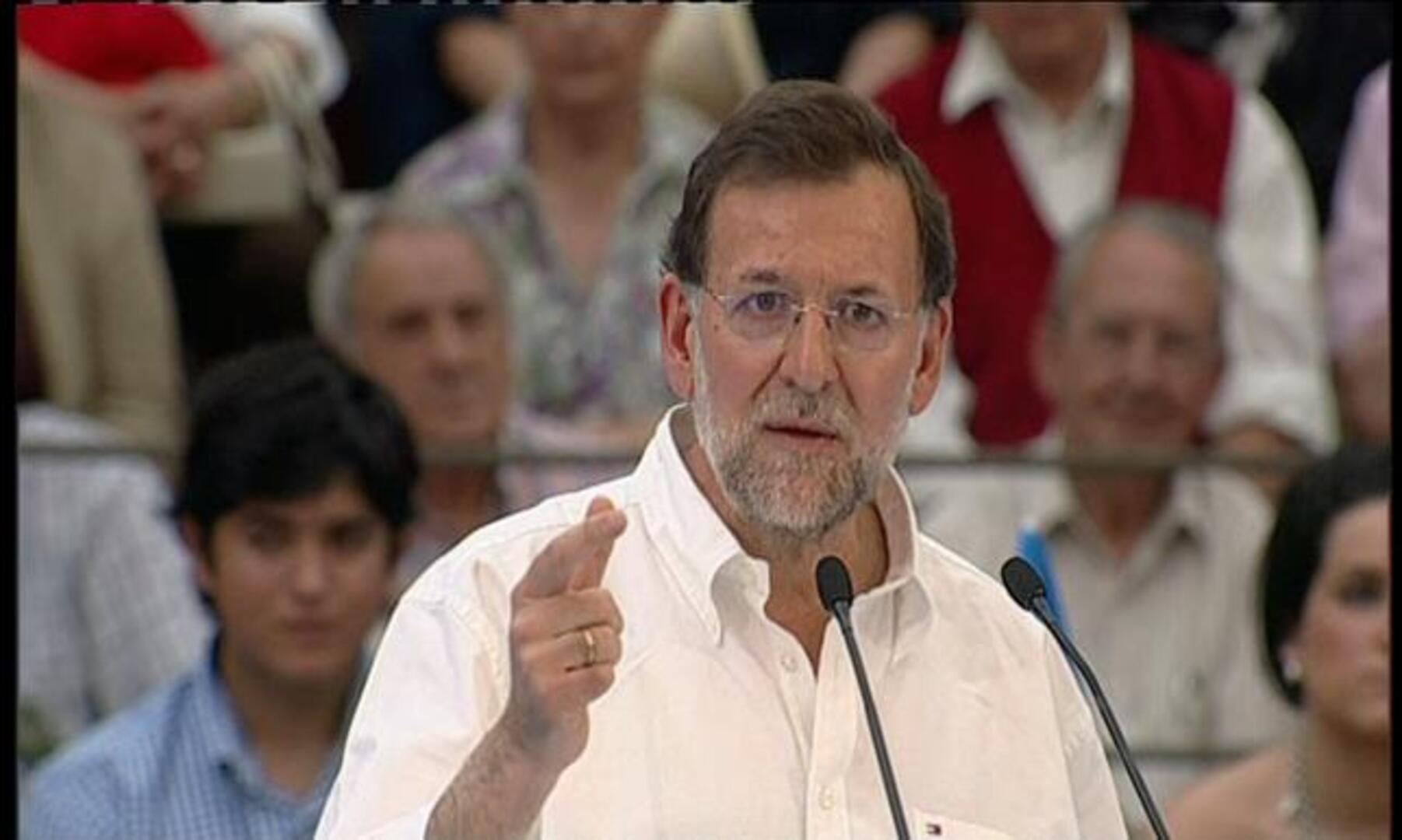 Rajoy: «Pedimos el cambio para hacer el milagro español»