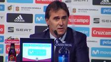 Lopetegui: "Hay varios jugadores que merecían aquí, pero no cabe todos"