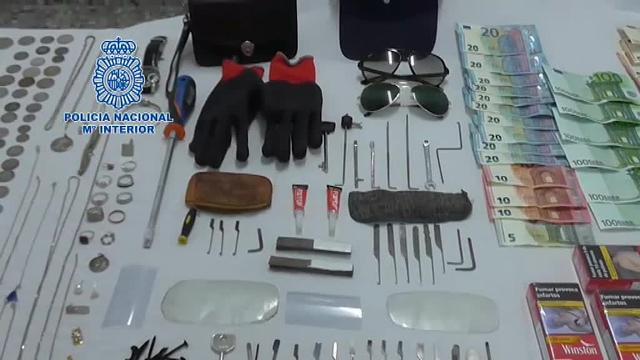 Detenido un mecanic en una operación contra un grupo itinerante de ladrones de pisos