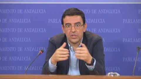 Javier Fernández, presidente de la gestora del PSOE, ayer en Oviedo