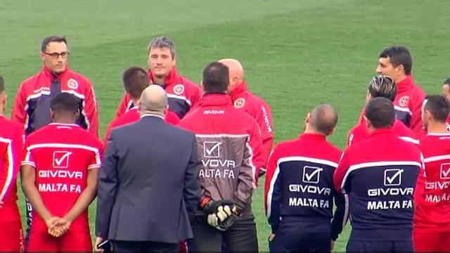 La selección maltesa entrena para enfrentarse a España