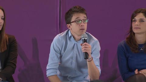 Vídeo: Errejón, «orgulloso» de tener a Maestre a su lado