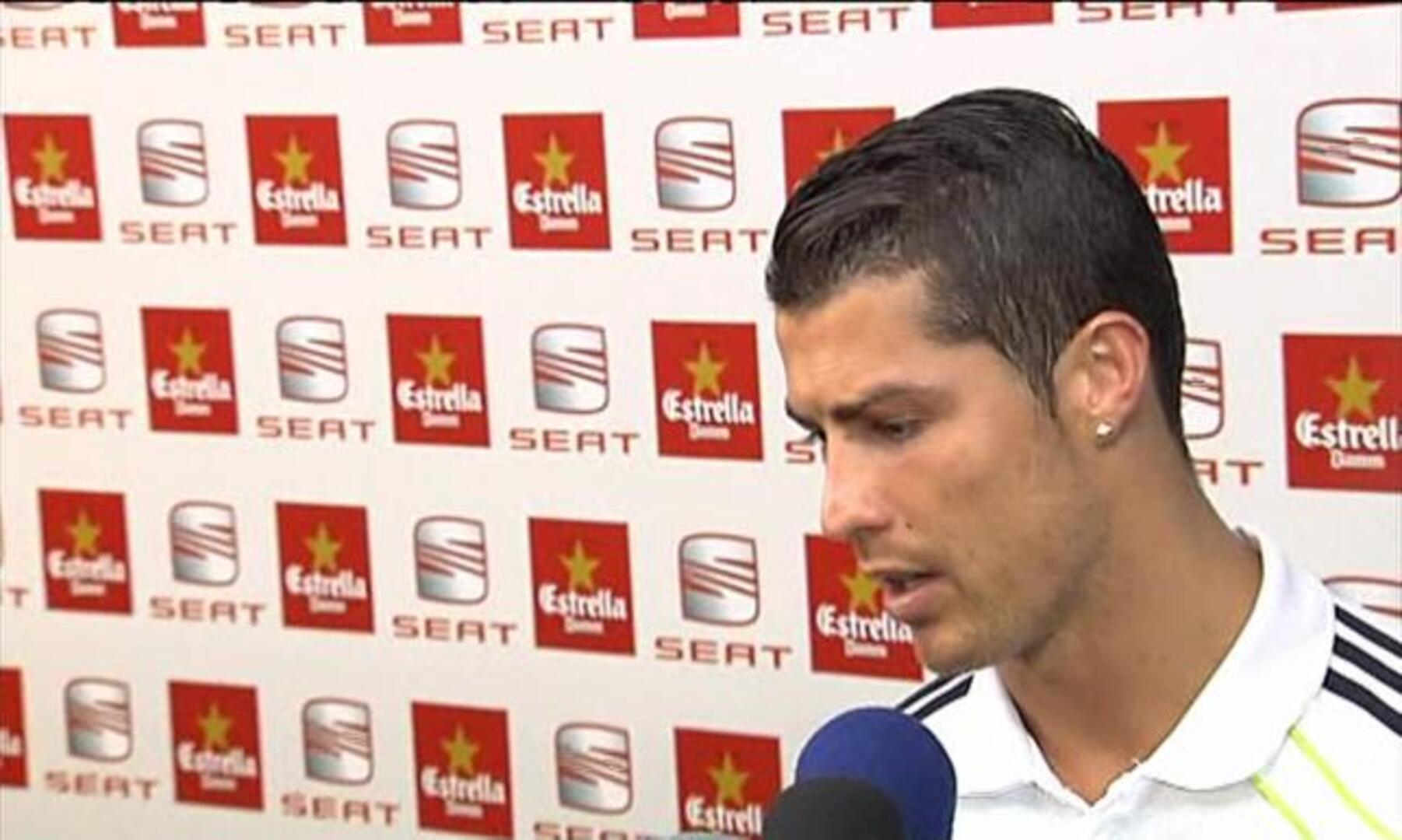 Cristiano llega al cielo de Madrid