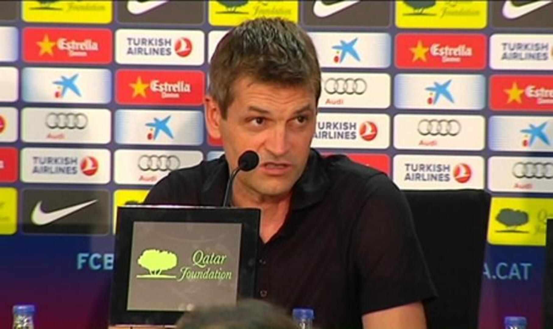 Vilanova: «Me cansa que aún hablemos del tema de Mourinho»