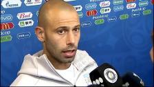 Mascherano: "Estamos decepcionados por el resultado"