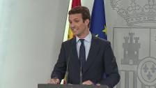 Casado (PP) afirma que ejercerá una oposición "firme"