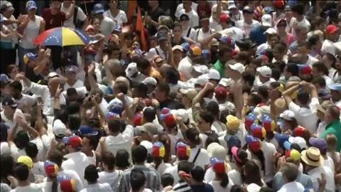 Miles de personas participan hoy en la «Toma de Venezuela»