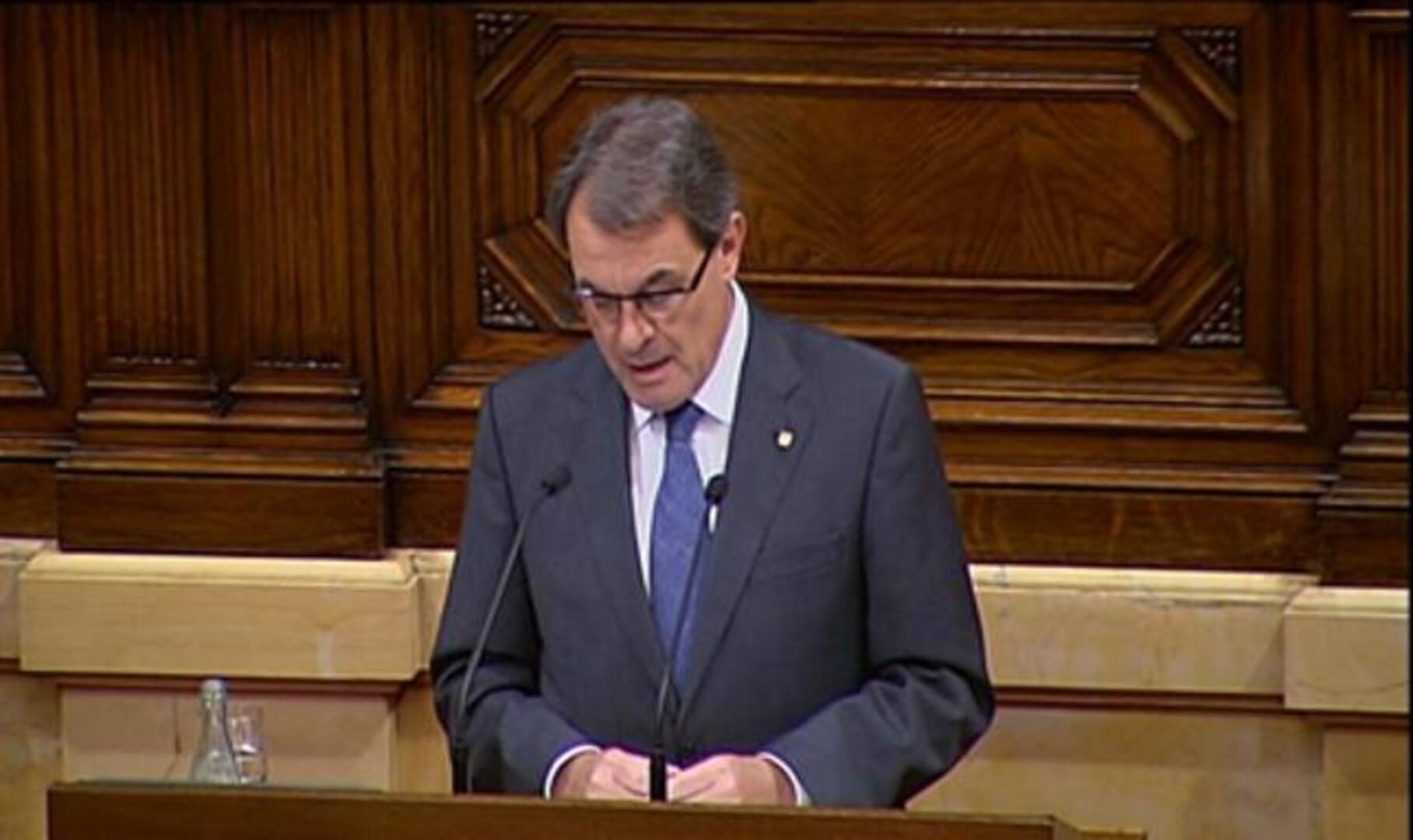 Artur Mas adelanta las elecciones en busca de la autodeterminación