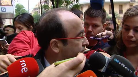 Miquel Iceta, en el Comité Federal