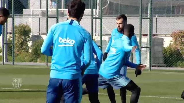 El Barça continúa preparando el partido ante el Valladolid