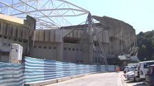 Continúan las obras en Anoeta a pocas horas de recibir al FC Barcelona