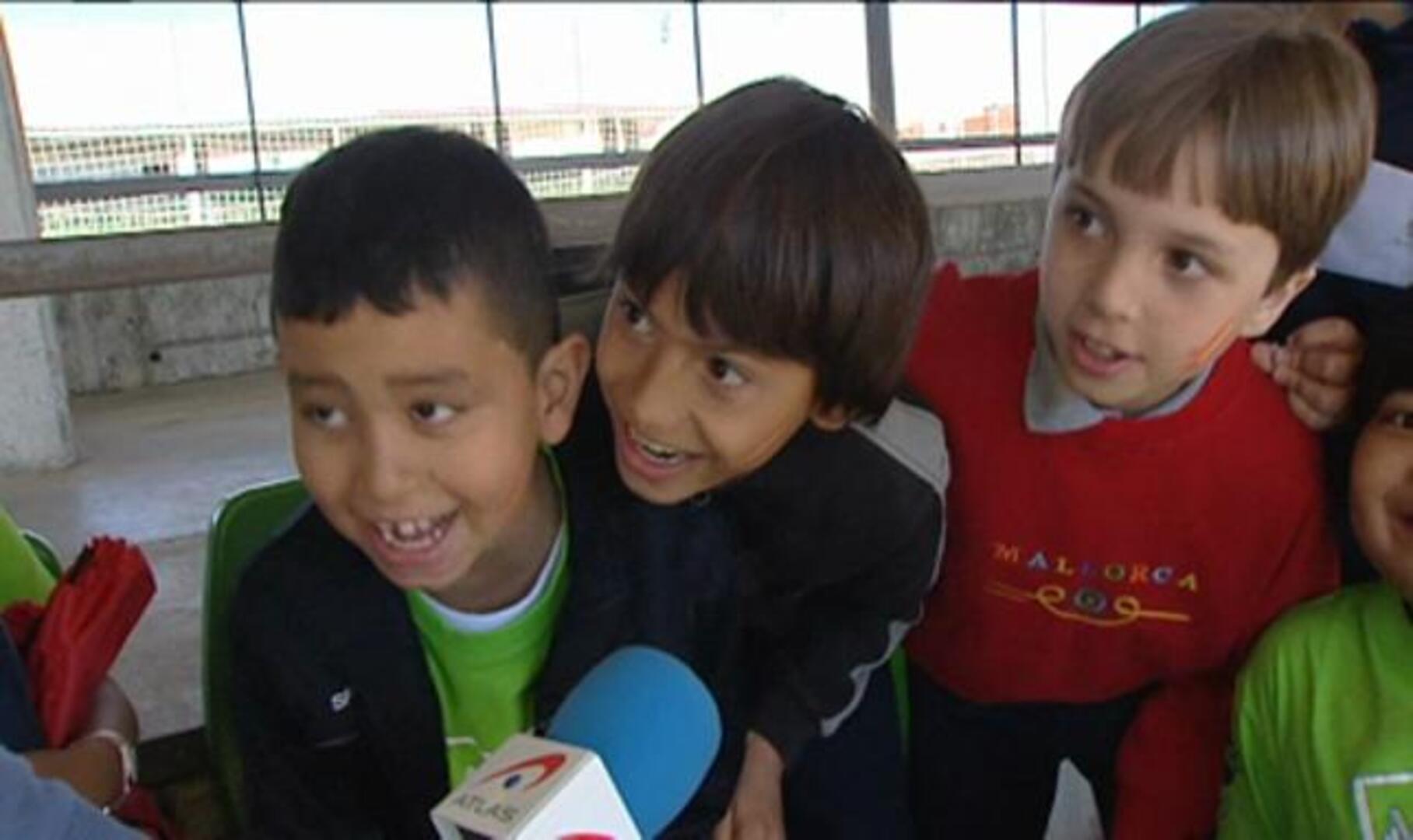 Schruns se engalana a la espera de España