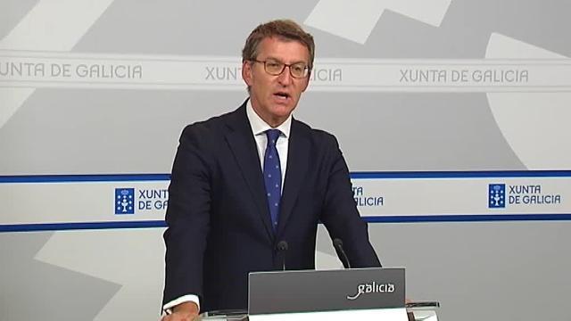 Feijóo le recomienda al Gobierno &quot;que tenga a mano el 155&quot;