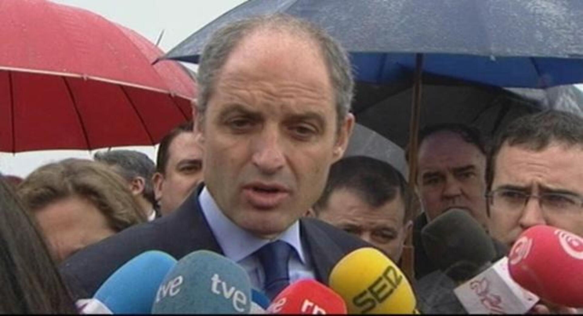 Camps insta al fiscal a aplicar con él la misma doctrina que a Bono y Chaves