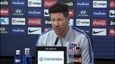 Simeone: "Prefiero que nos hagan menos goles y tengamos menos posesión"