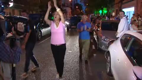 Pedro Sánchez, ayer a su salida de Ferraz