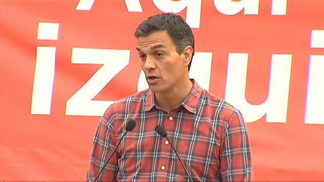 Susana Diaz ayer presentando las propuestas para el 39 Congreso Federal del PSOE