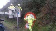 Cambio de señal de tráfico a 90 k/h en carreteras convencionales