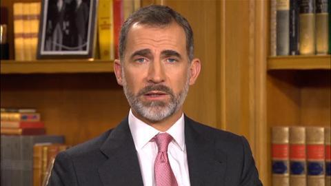 Don Felipe transmitió su Mensaje de Navidad desde el despacho del Palacio de La Zarzuela