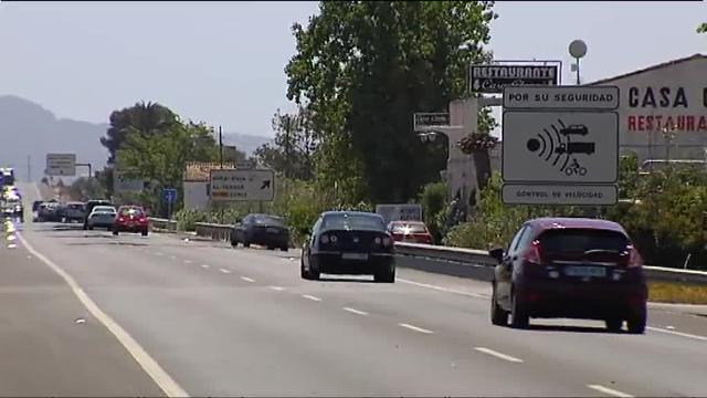 Imagen del accidente registrado el pasado domingo