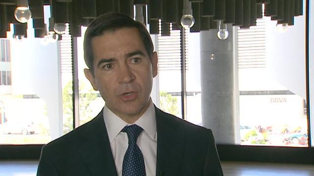 El presidente del BBVA, Francisco González