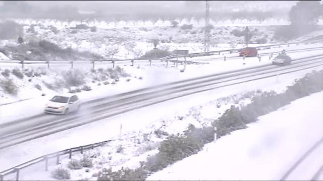 Imagen tomada este jueves en la playa de Las Arenas de Valencia