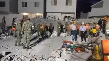Fallecen al menos 7 personas tras derrumbarse un edificio en construcción en Monterrey (México)