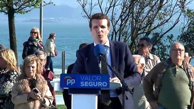 Casado promete ilegalizar la &#039;kale borroca&#039; catalana si es elegido presidente