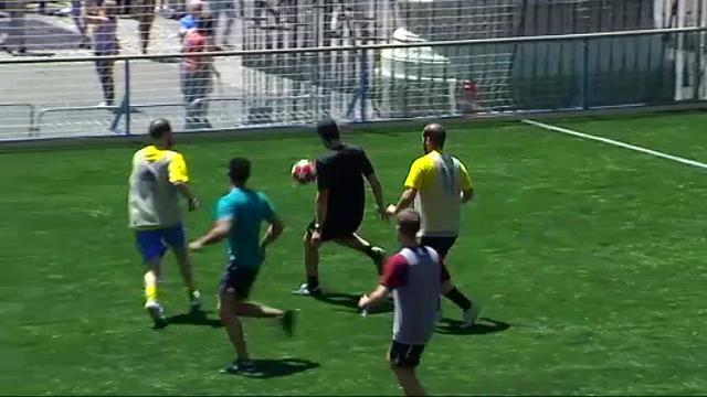 La Champions League transforma el centro de Madrid