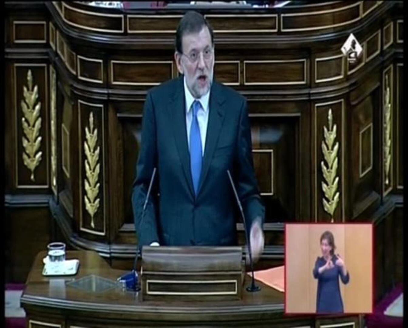 La mayoría absoluta del Congreso da su confianza a Mariano Rajoy