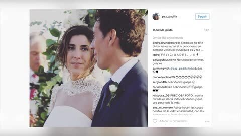 La presentadora ha compartido en su cuenta oficial las imágenes más especiales de la boda