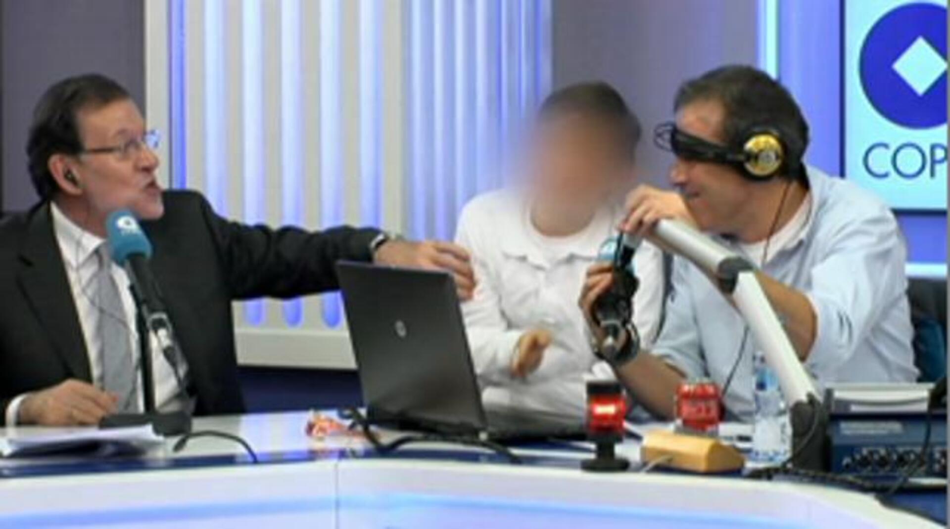 Rajoy, ayer en el Tiempo de Juego de la Cope