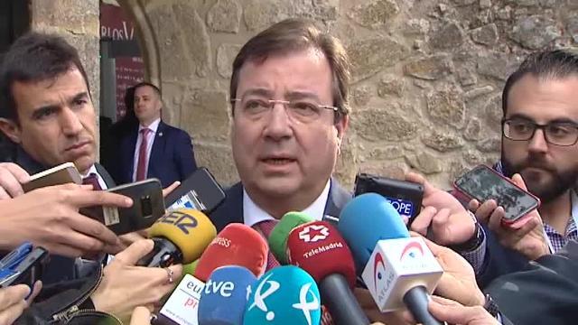 Fernández Vara sobre Rubalcaba: &quot;Le disolvieron el trombo y ahora hay que esperar&quot;