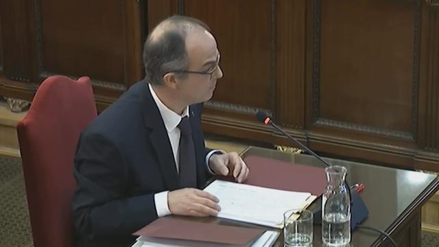 Jordi Turull declara en el Tribunal Supremo por el juicio del &#039;procés&#039;
