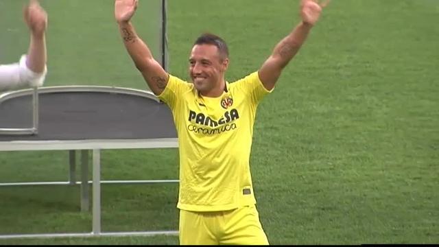 Presentación &#039;mágica&#039; de Cazorla en su vuelta al Villarreal
