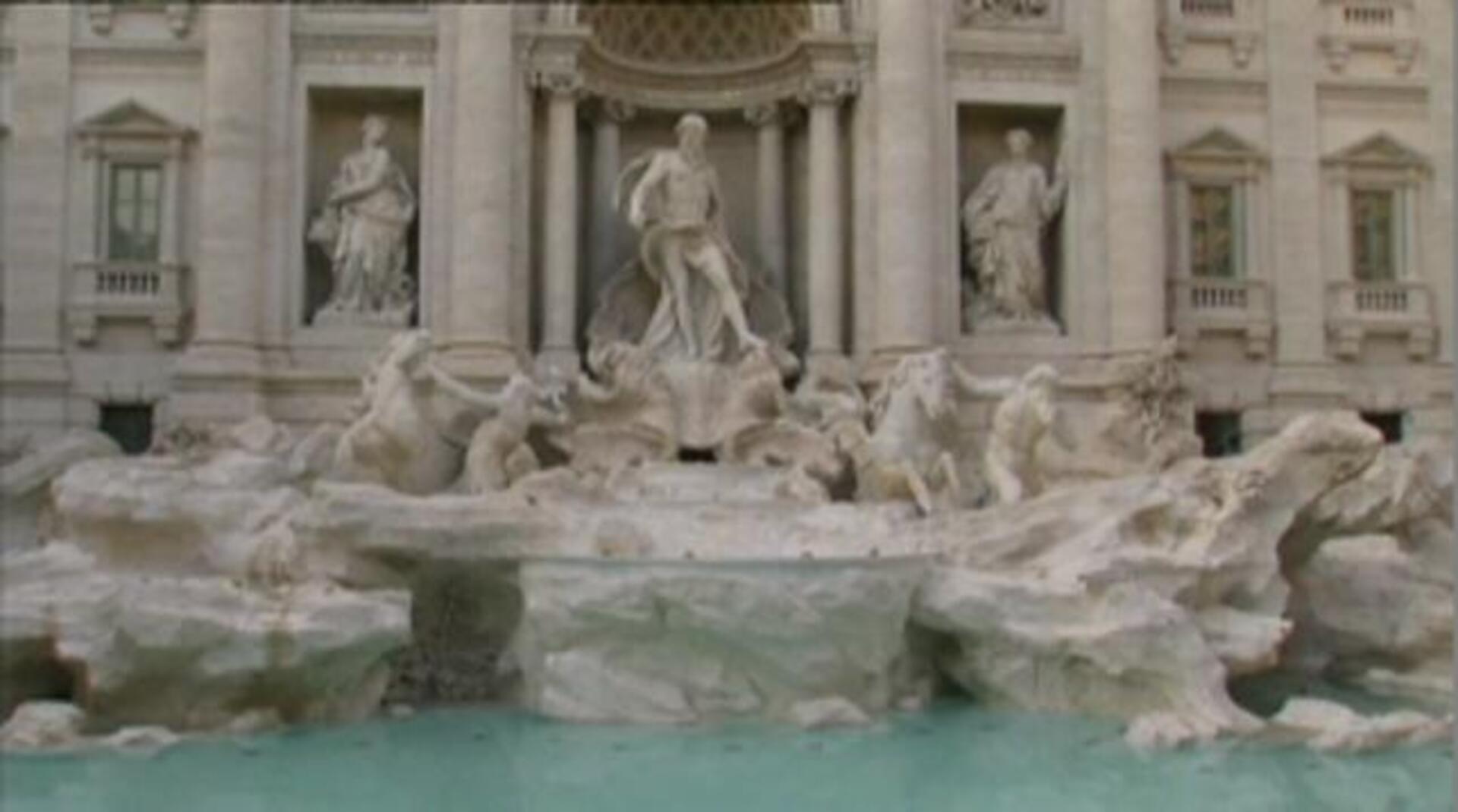 La Fontana di Trevi, ayer
