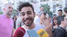 Agoney comienza a ser consciente de su fama