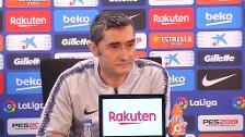 Valverde sobre el partido contra el Valladolid: "Queremos volver a ganar en Liga"