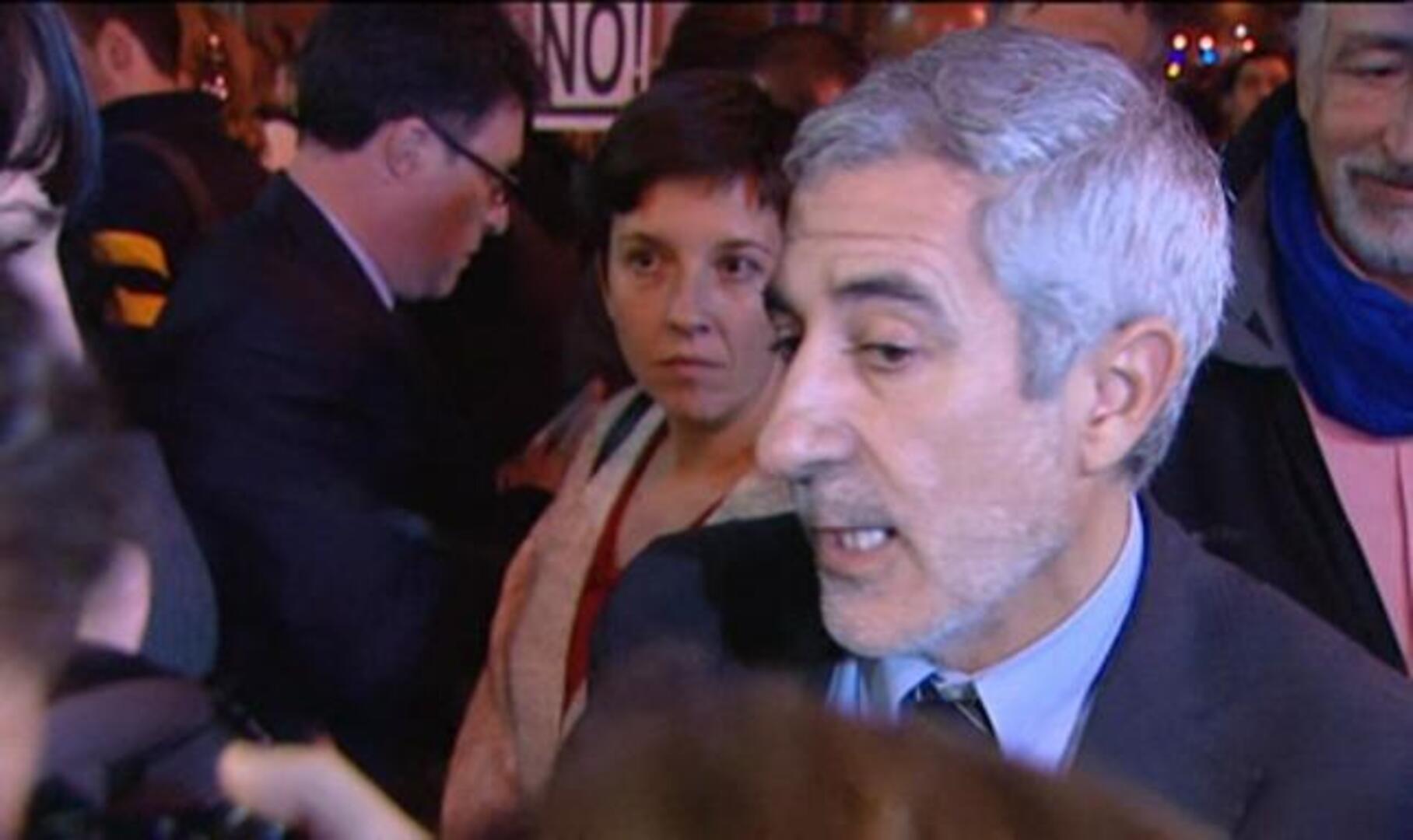 IU pide que «el brazo armado» del Gobierno no golpee a los que sufren