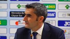 Ernesto Valverde: "Ha sido un partido difícil"