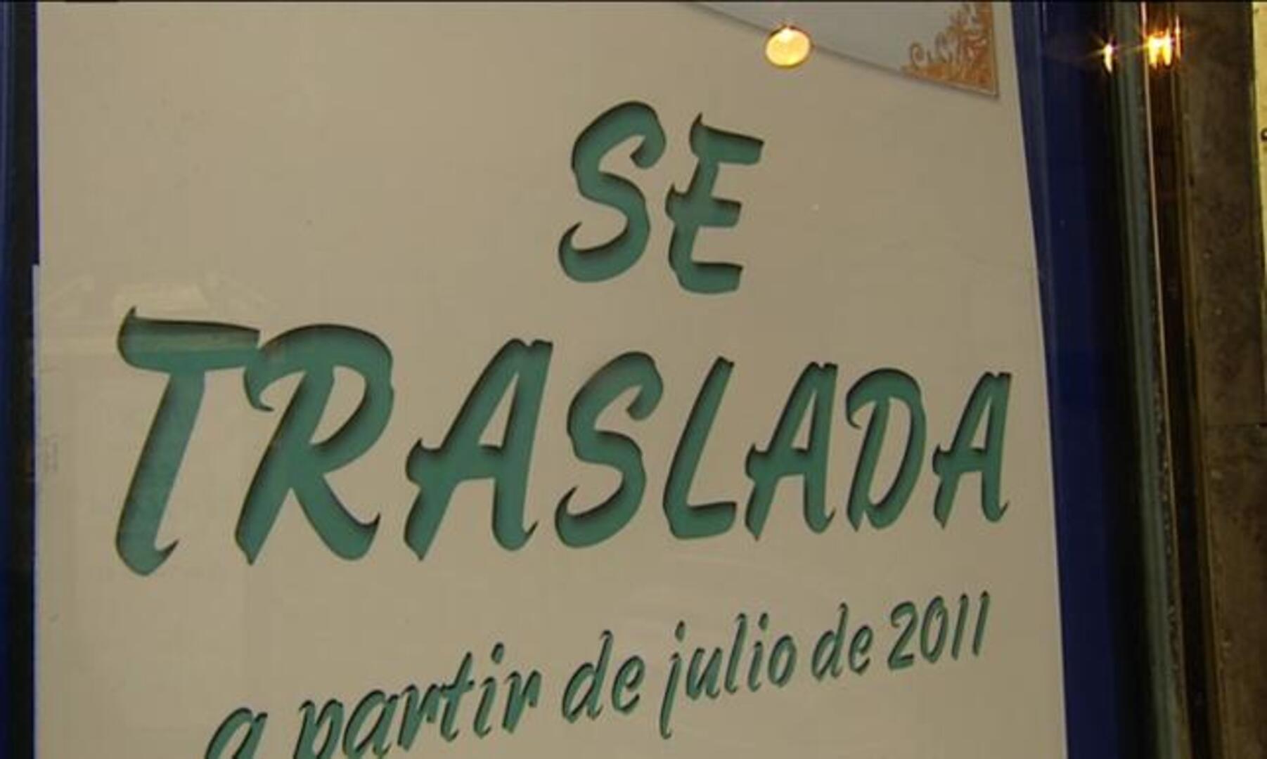 Doña Manolita se marcha de la Gran Vía